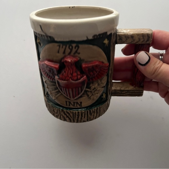 Vintage Napcoware 1792 Inn Pottery Coffee Mug C6728 Red - Picture 2 of 6